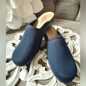 Fly Flot Navy Blue Comfort Slides Shoes Clogs Women’s 7.5